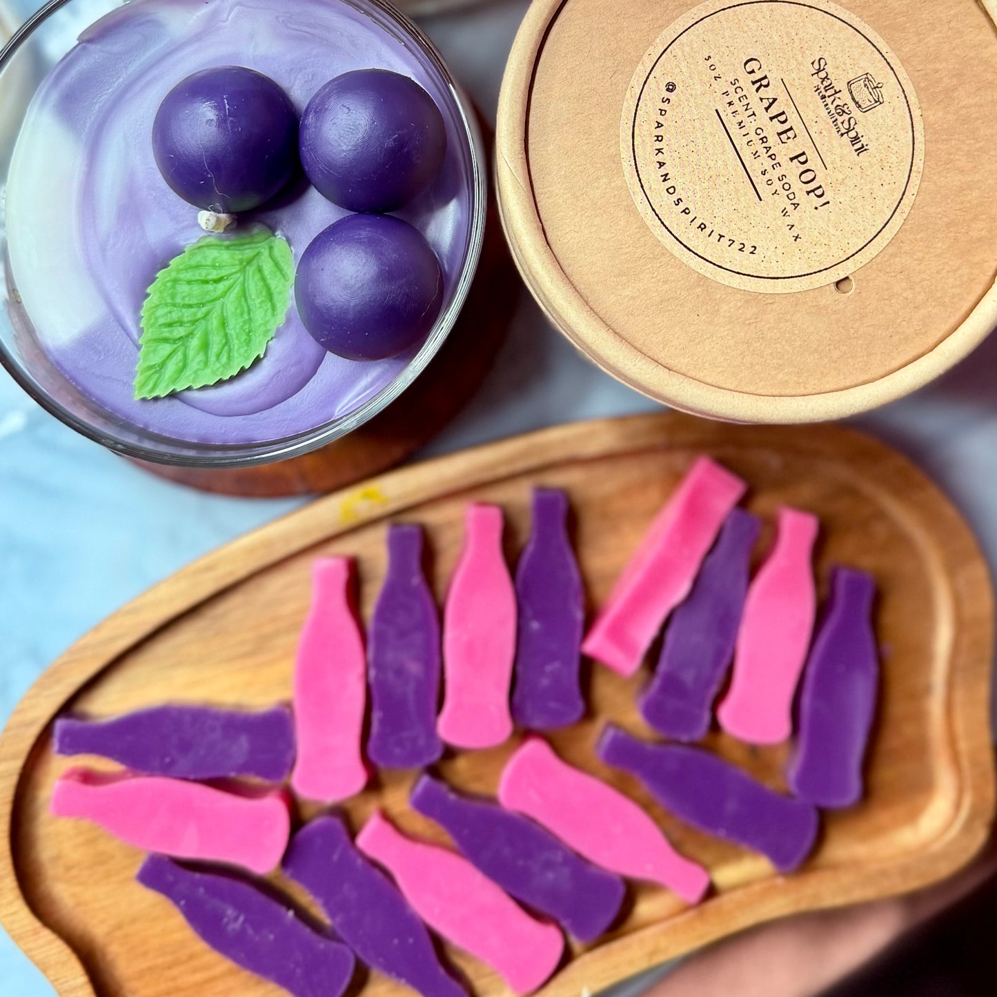 GRAPE SODA β Candle & Wax Melt Bundle ππ₯€πβ¨