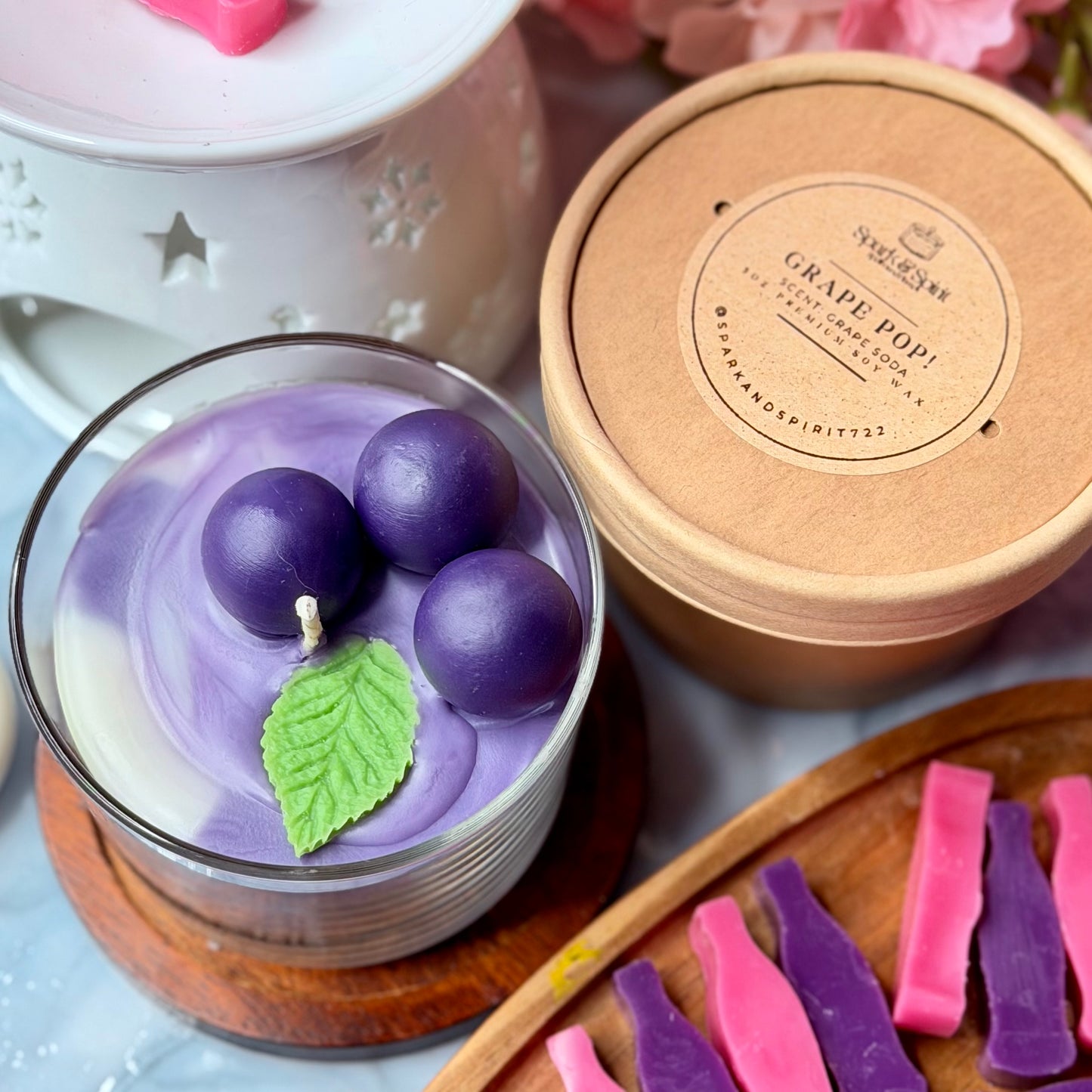 GRAPE POP! β Candle 9oz ππβ¨