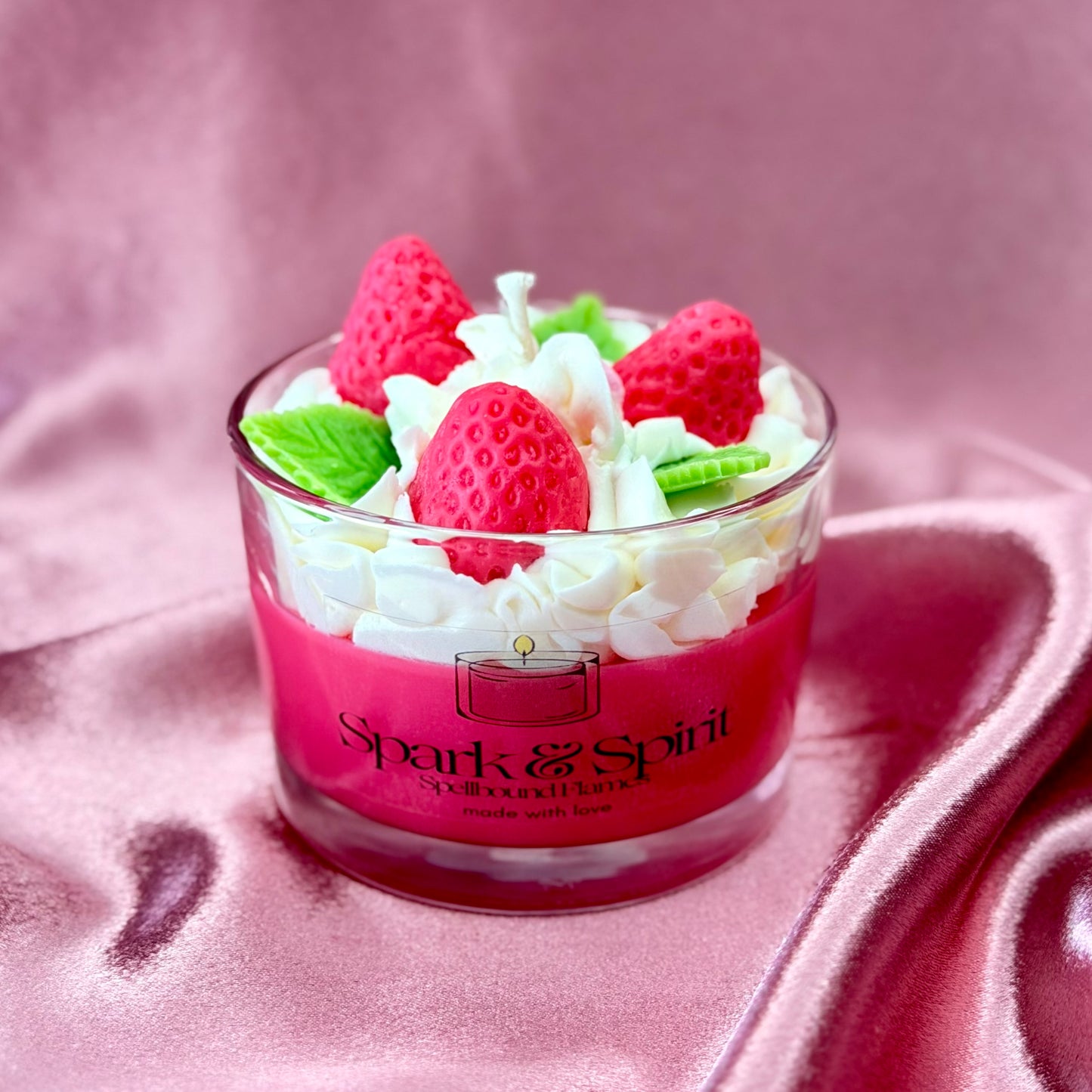 Strawberry Shortcake Candle ππ°