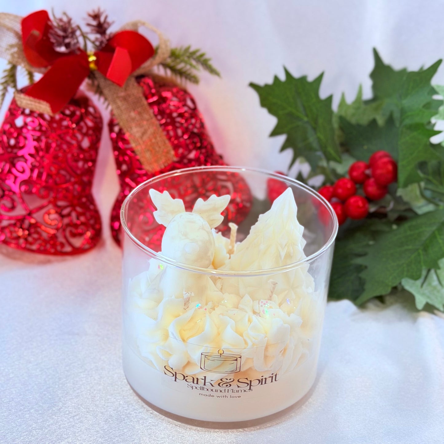 White Christmas Candle ✨❄️