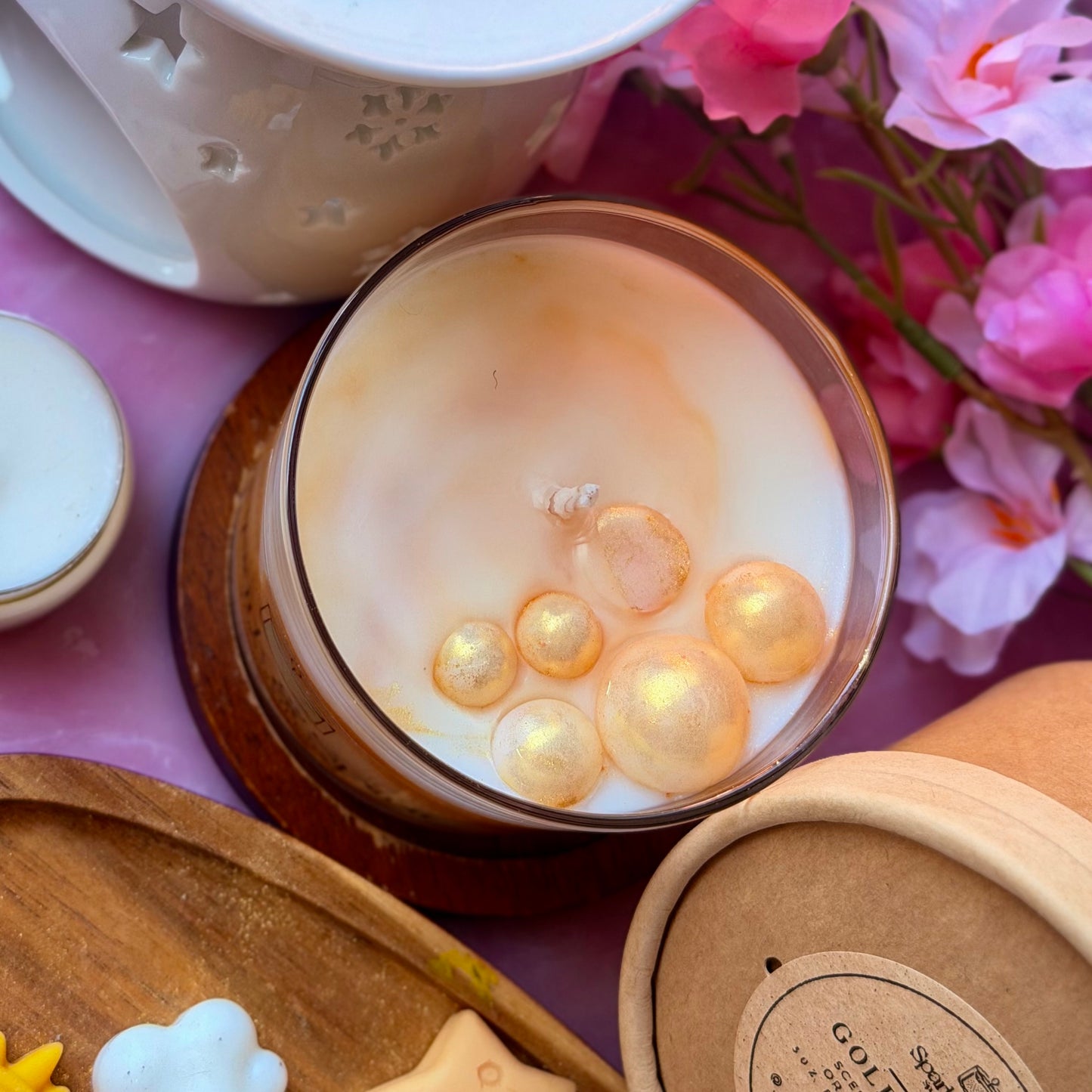 GOLDEN HOUR – Candle 9oz ✨🌞🤍