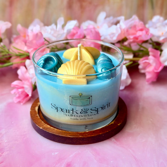 OCEAN WHISPER – Candle 9oz 🌊🐚✨