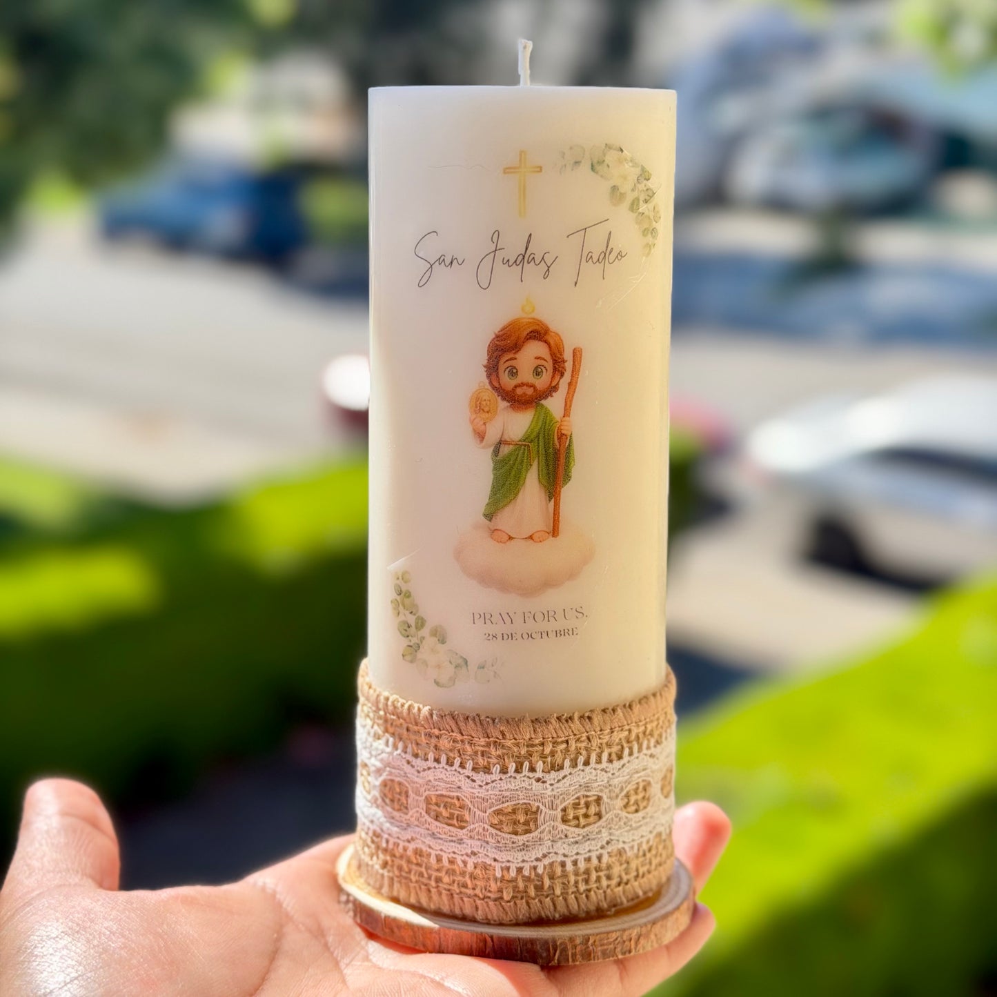 San Judas Tadeo Candle ✨🕊️