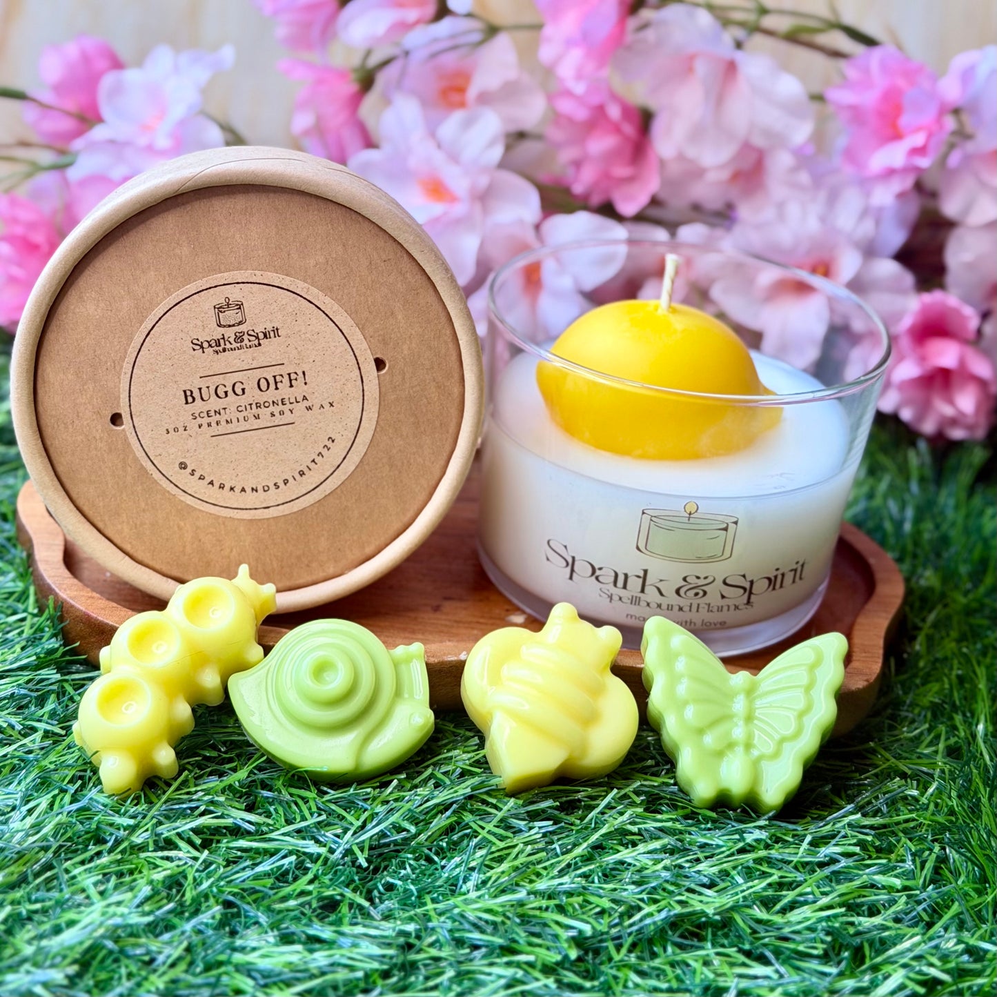 BUG OFF! – Citronella Candle 9oz 🦟🍋✨