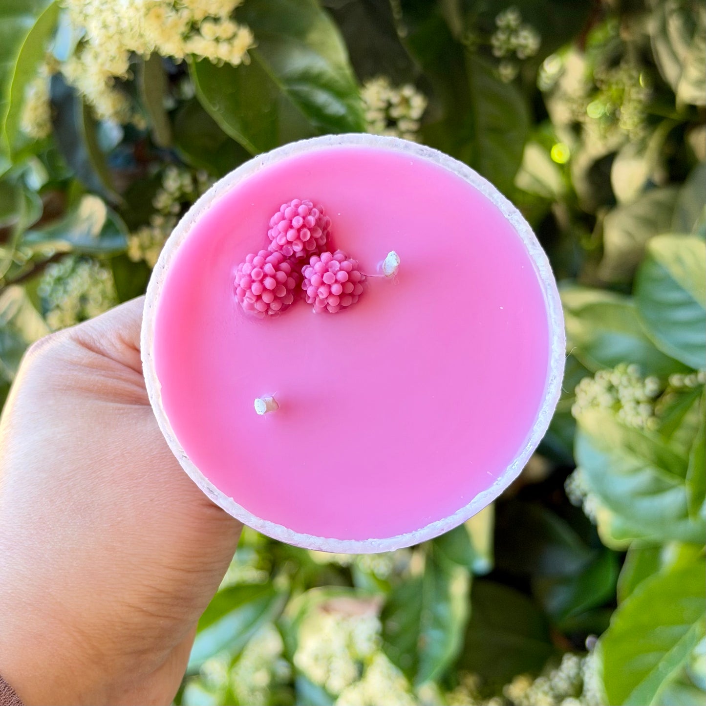 Raspberry Lemon Drop Cocktail Candle 🍋💗