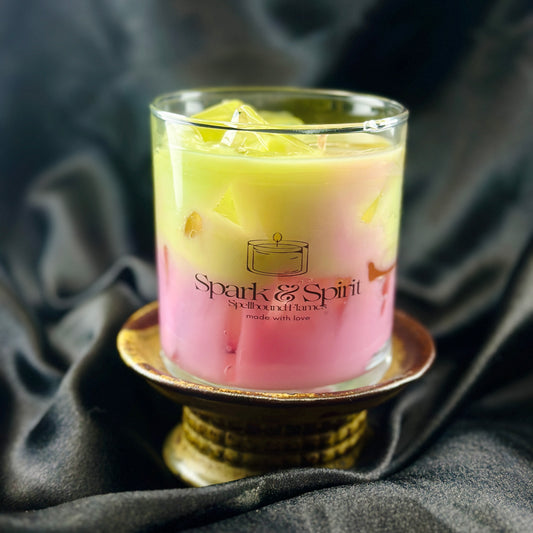 Iced Strawberry Matcha Candle 🍓💚