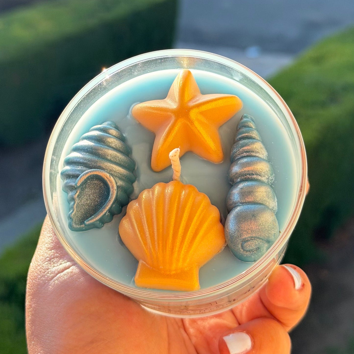 OCEAN WHISPER – Candle 9oz 🌊🐚✨