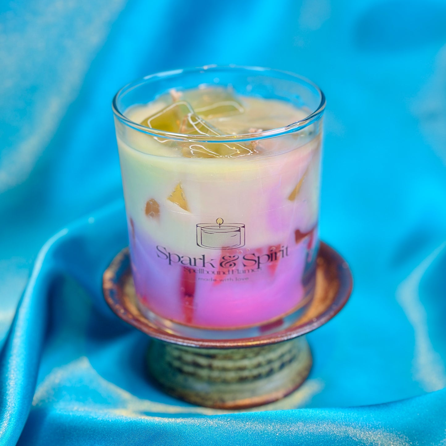 Iced Strawberry Matcha Candle 🍓💚