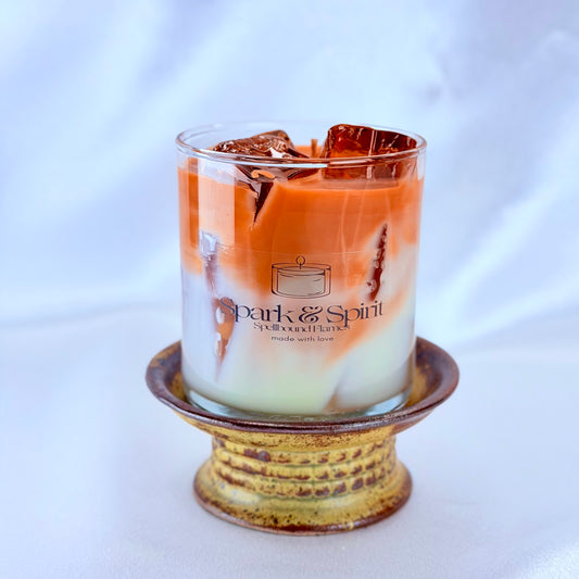 Iced Caramel Coffee Candle ☕🤍