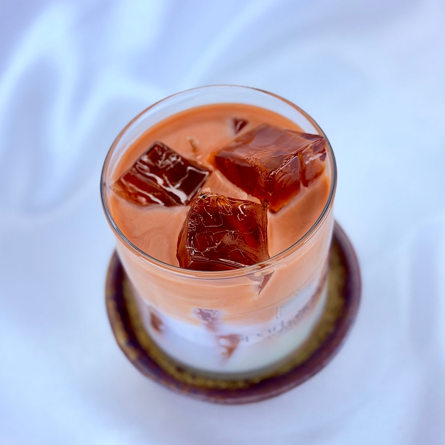 Iced Caramel Coffee Candle ☕🤍