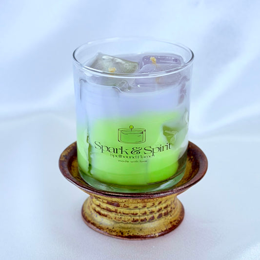 Iced Lavander Matcha Candle 💚💜