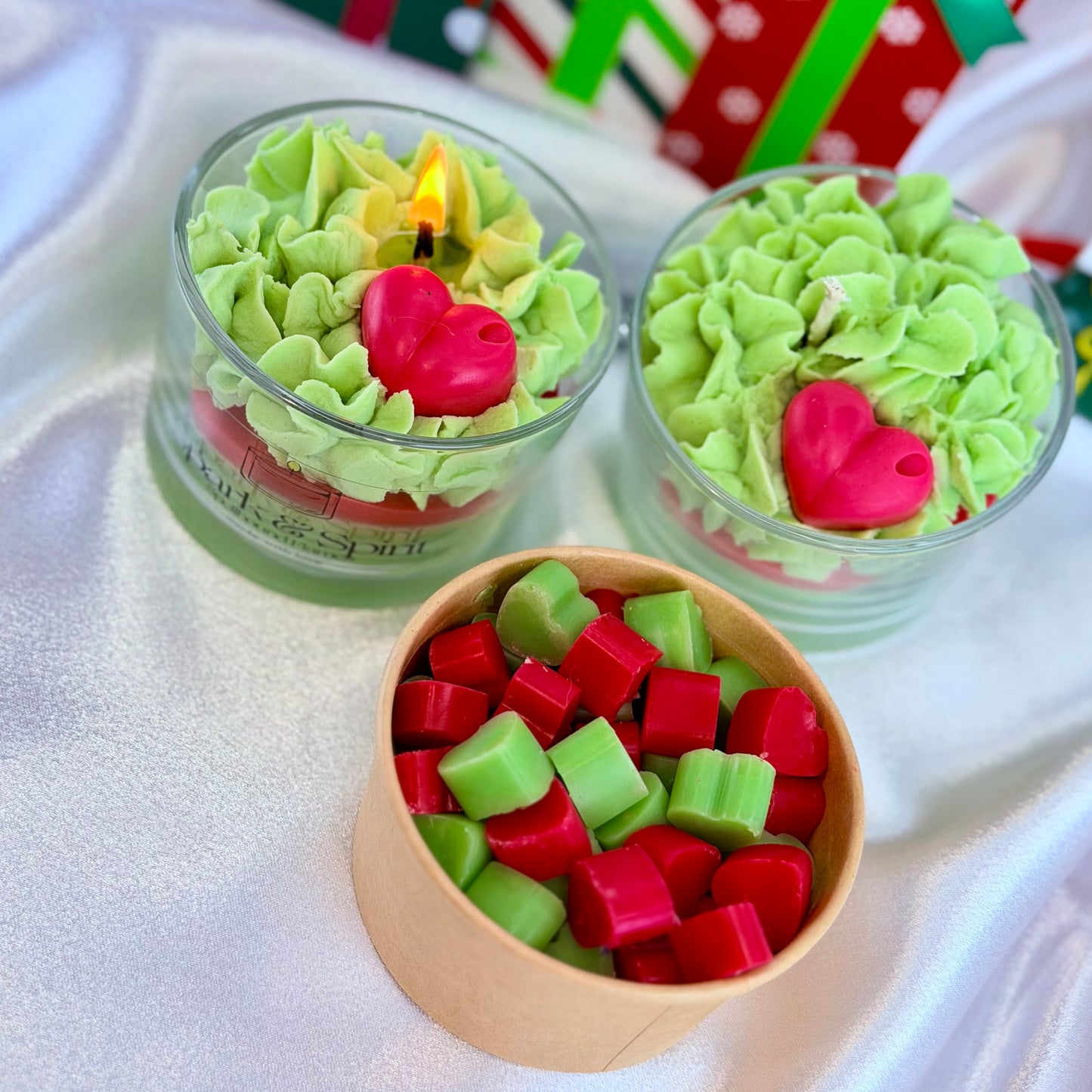 Merry Grinchmas Candle 💚❤️