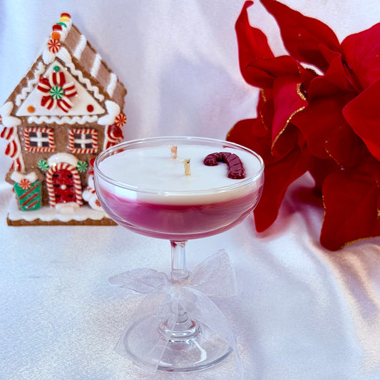 Candy Cane Bubbles Candle ✨🍸
