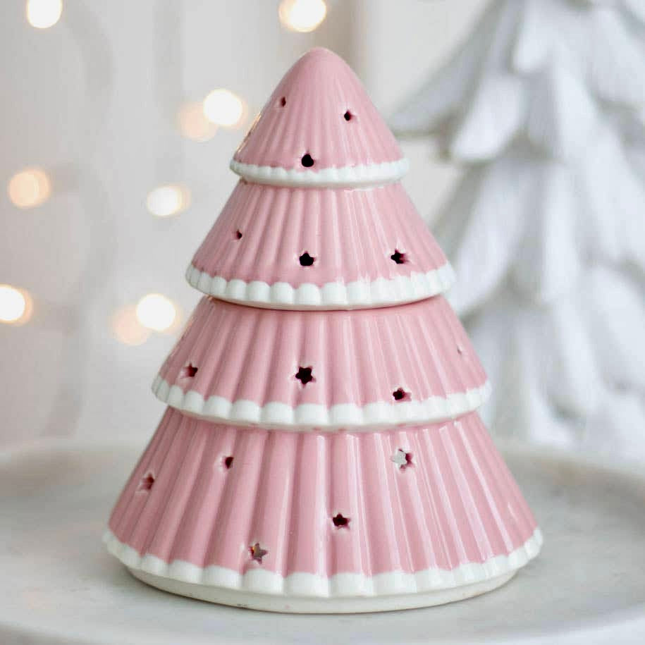 Pink Christmas Tree Wax Burner 🎄🩷